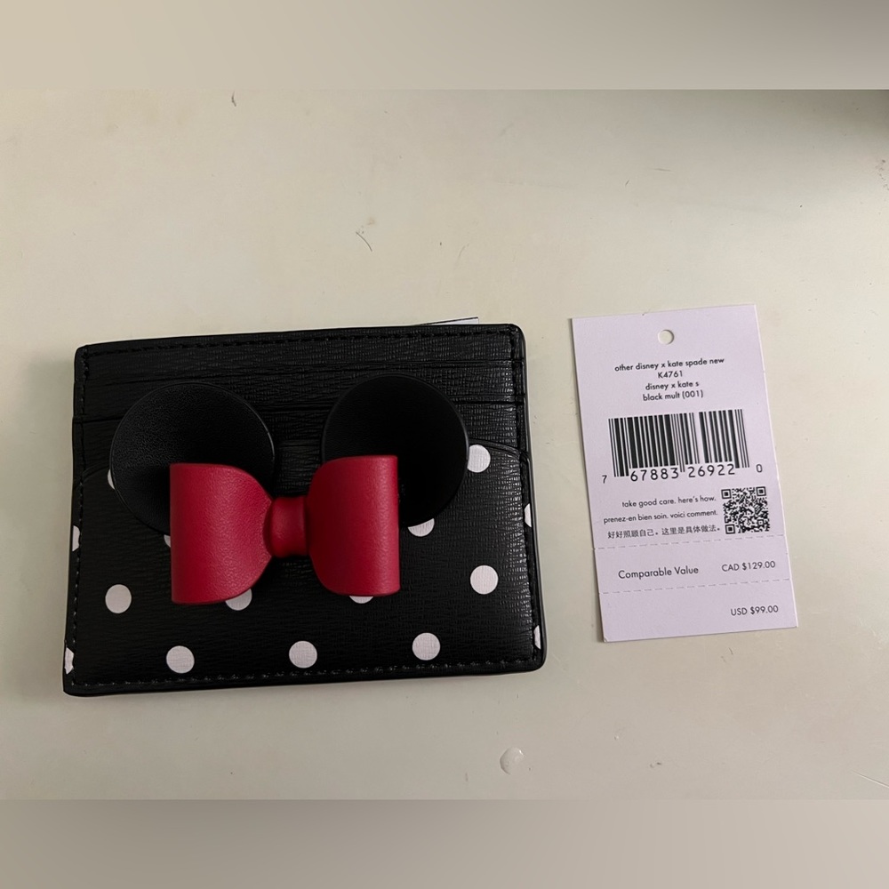 KATE SPADE ♠️ MINNIE MOUSE CARD HOLDER